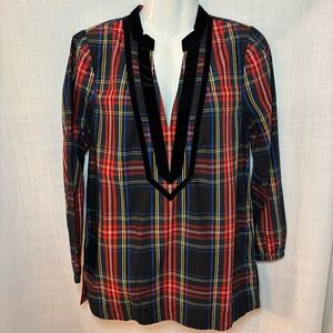SOLD OUT ONLINE
J Crew tartan plaid tunic, size XS